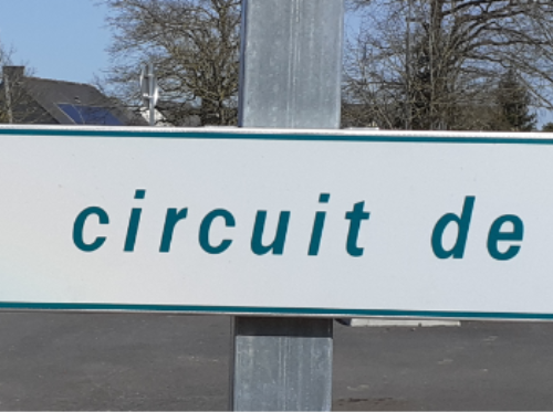 panneau signalétique Circuit vélo n°40 Pierric