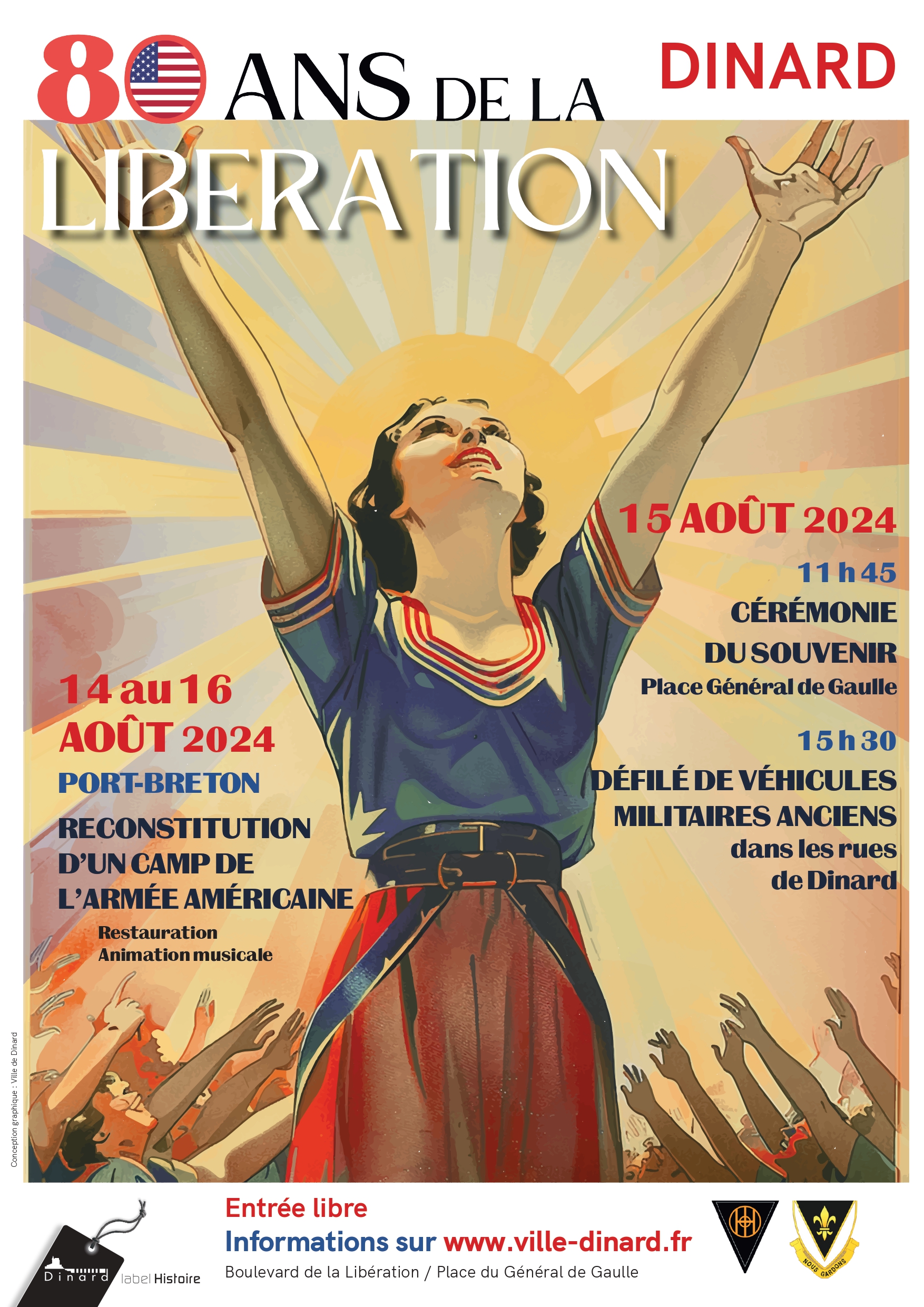 80 ans de la Libération de Dinard 