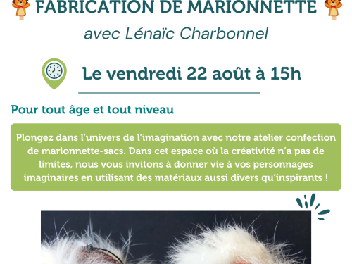 Animation fabrication de marionnettes