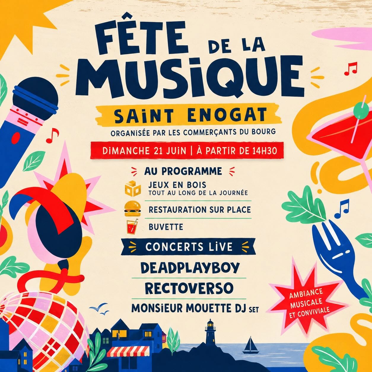 © Les commerçants de Saint-Enogat