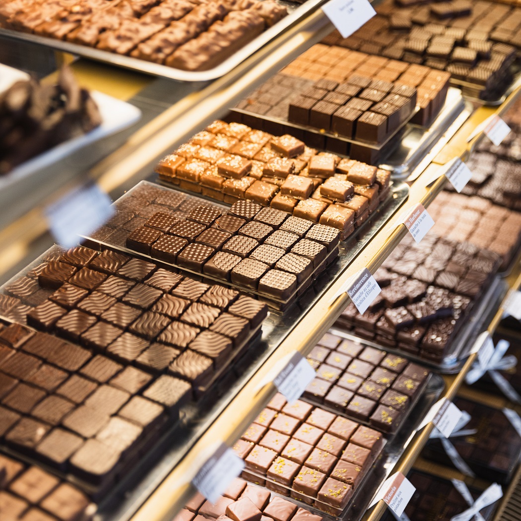32 variétés de bonbons chocolatés