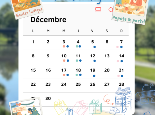 mémo décembre sur la rive de pont miny