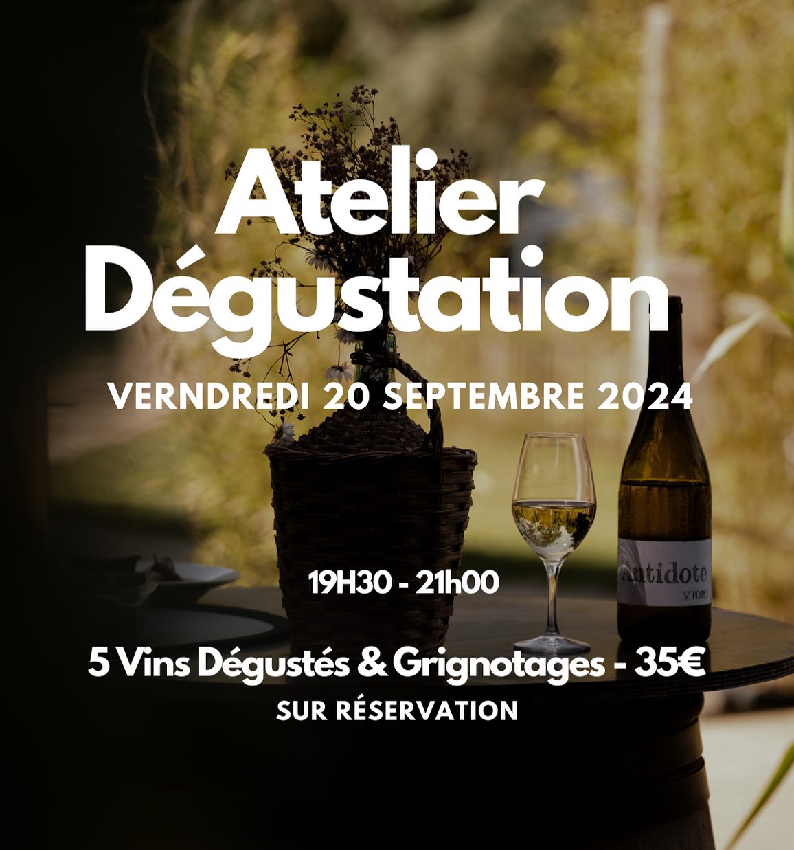 Atelier dégustation chez Ritournelle 