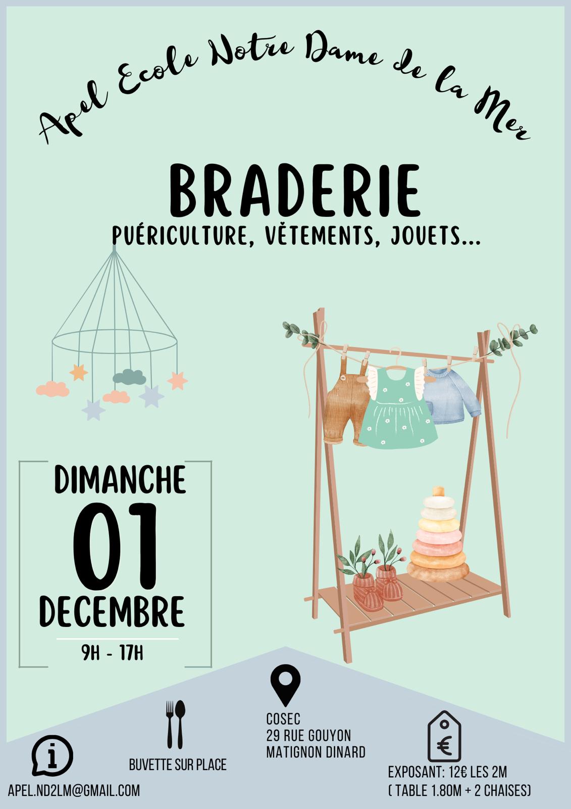 Braderie Ecole Notre-Dame