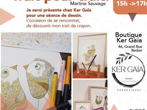 Trait pour trait—Martine Sauvage Trait pour trait