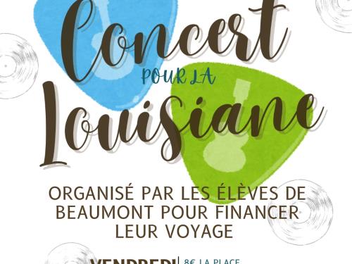 Concert Louisiane pour financer un voyage scolaire—laughsiana Concert Louisiane pour financer un voyage scolaire