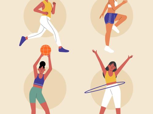 Le sport autour d'Elles