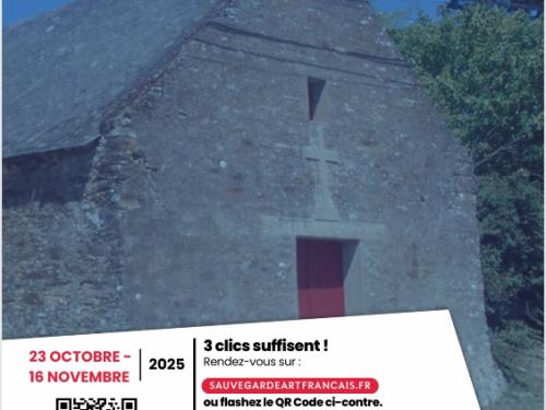 Affiche Chapelle de Villeberte - Fondation la Sauvegarde de l'Art Français—Fondation la Sauvegarde de l'Art Français Affiche Chapelle de Villeberte - Fondation la Sauvegarde de l'Art Français