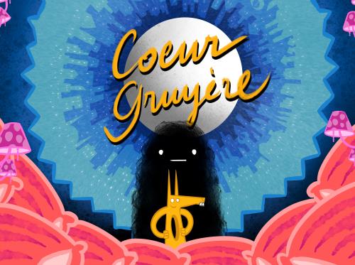 Affiche Coeur Gruyère paysage