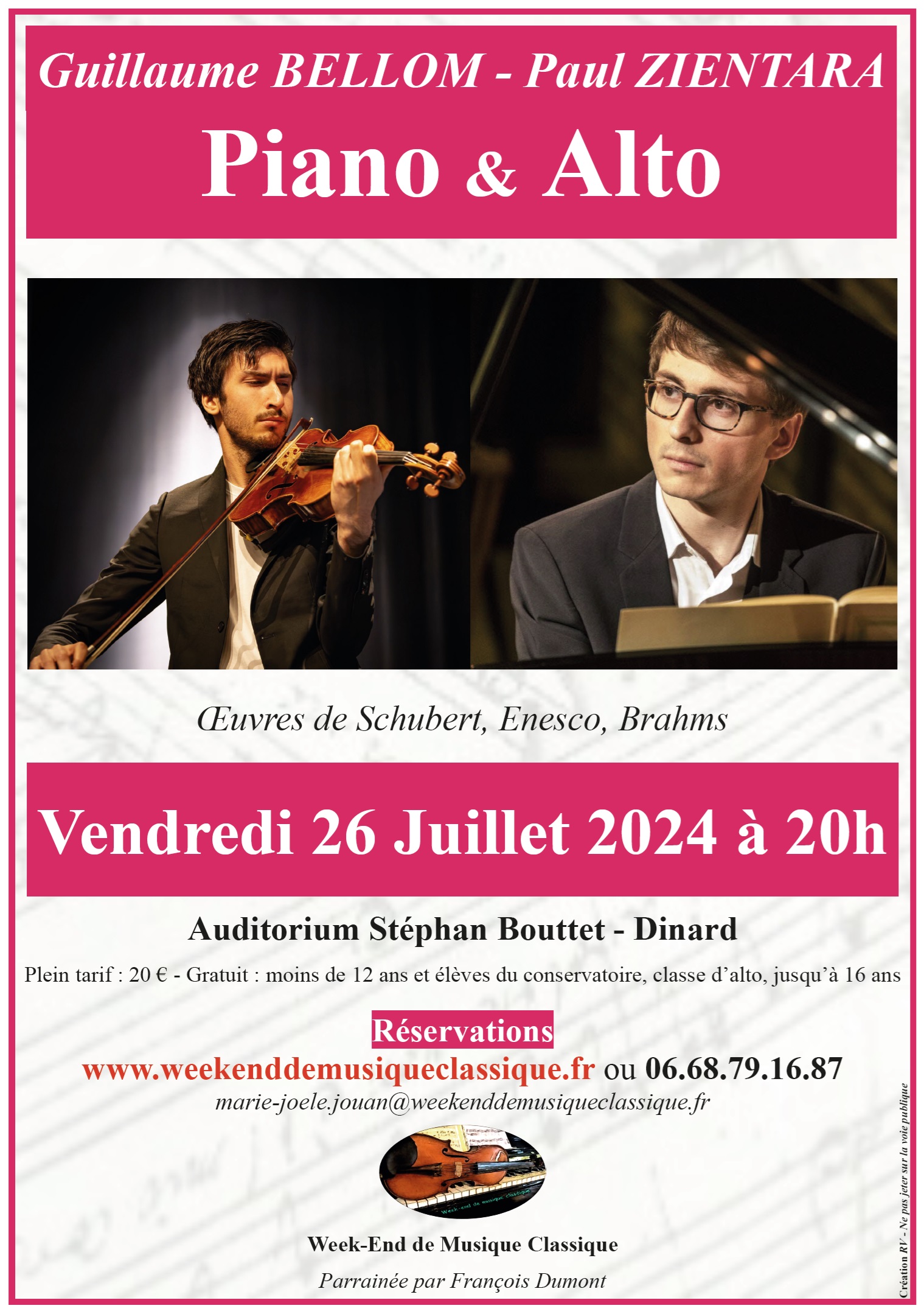  Concert - Guillaume Bellom & Paul Zientara