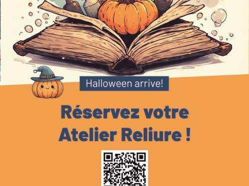 Atelier reliure pour Halloween