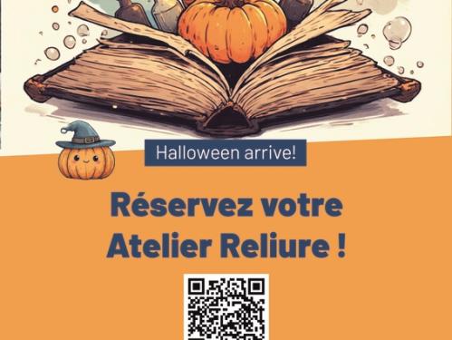 Atelier reliure pour Halloween