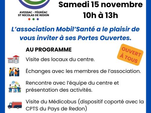 Affiche portes ouvertes—mobil_sante Affiche portes ouvertes
