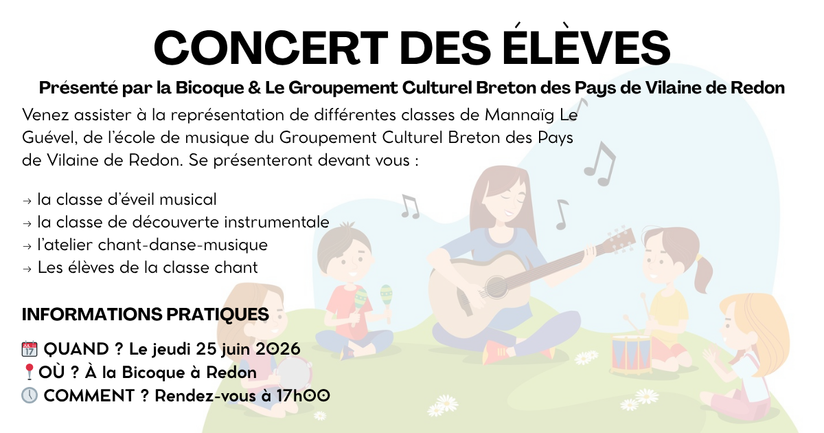 CONCERT DES ÉLÈVES-2 - la bicoque