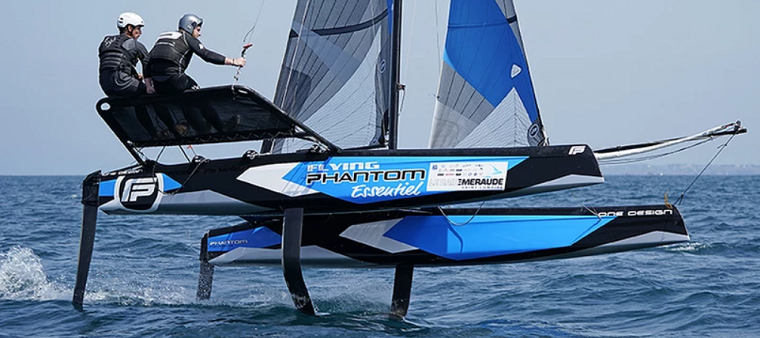 Baptême en catamaran à foils