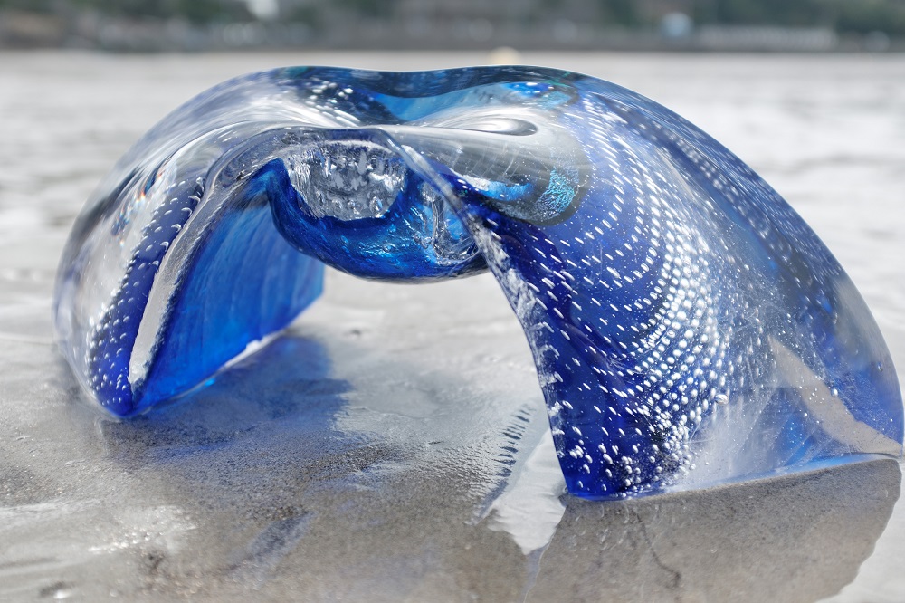 Chantal-Royant-sculpture-bleue