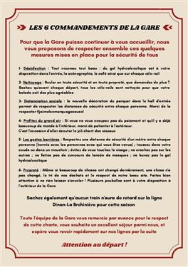 Charte du visiteur Gare de Médréac—Tourisme Saint-Méen Montauban Charte du visiteur Gare de Médréac