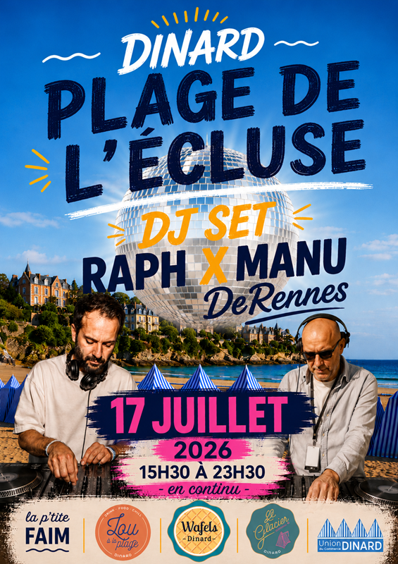 ©Wafels Dinard-Lou à la Plage-Le Glacier-La P’tite Faim-Union du Commerce Dinard