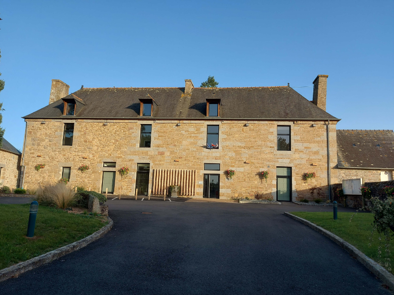 The old boys' school and town hall