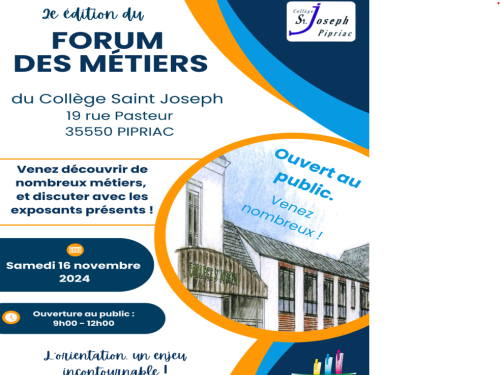 Flyer forum des métiers