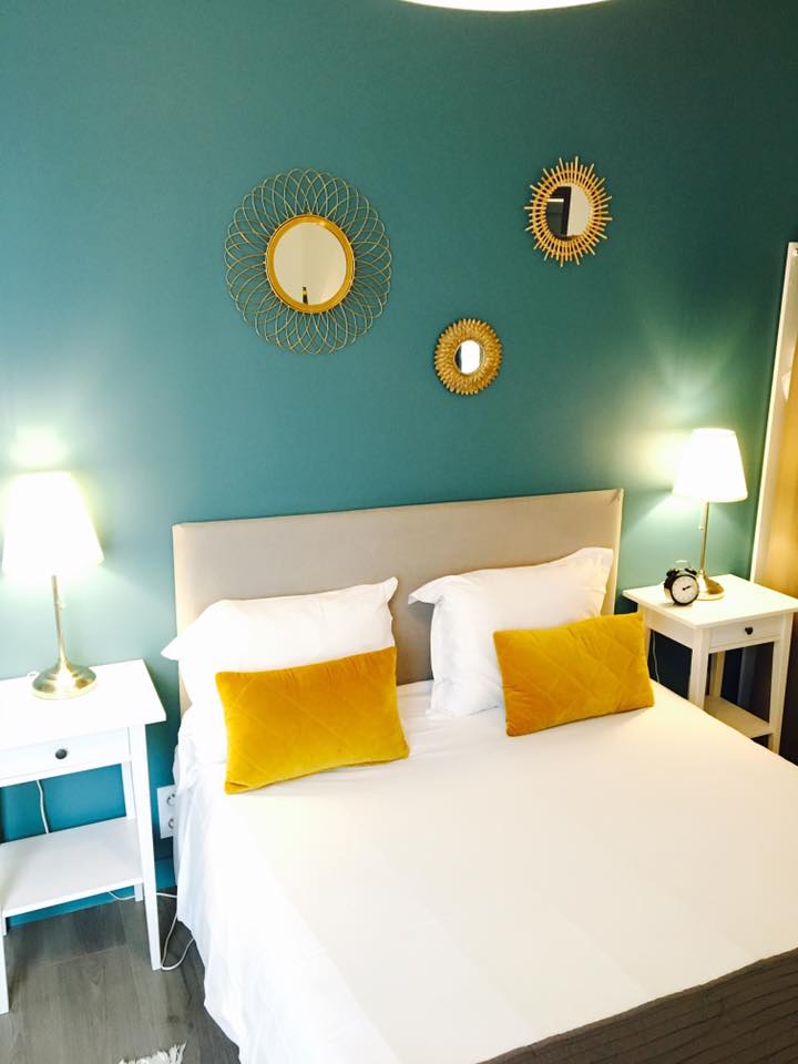 Hotel-Saint-Michel-Dinard-chambre-double-bleue