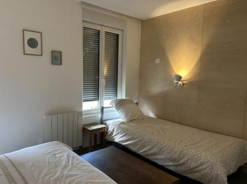 chambres avec volets rouants occultants