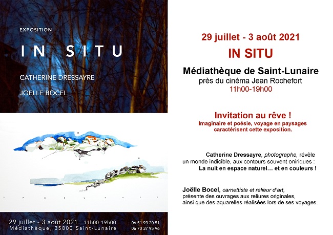 Exposition - IN SITU2 - Catherine Dressayre et Joëlle Bocel