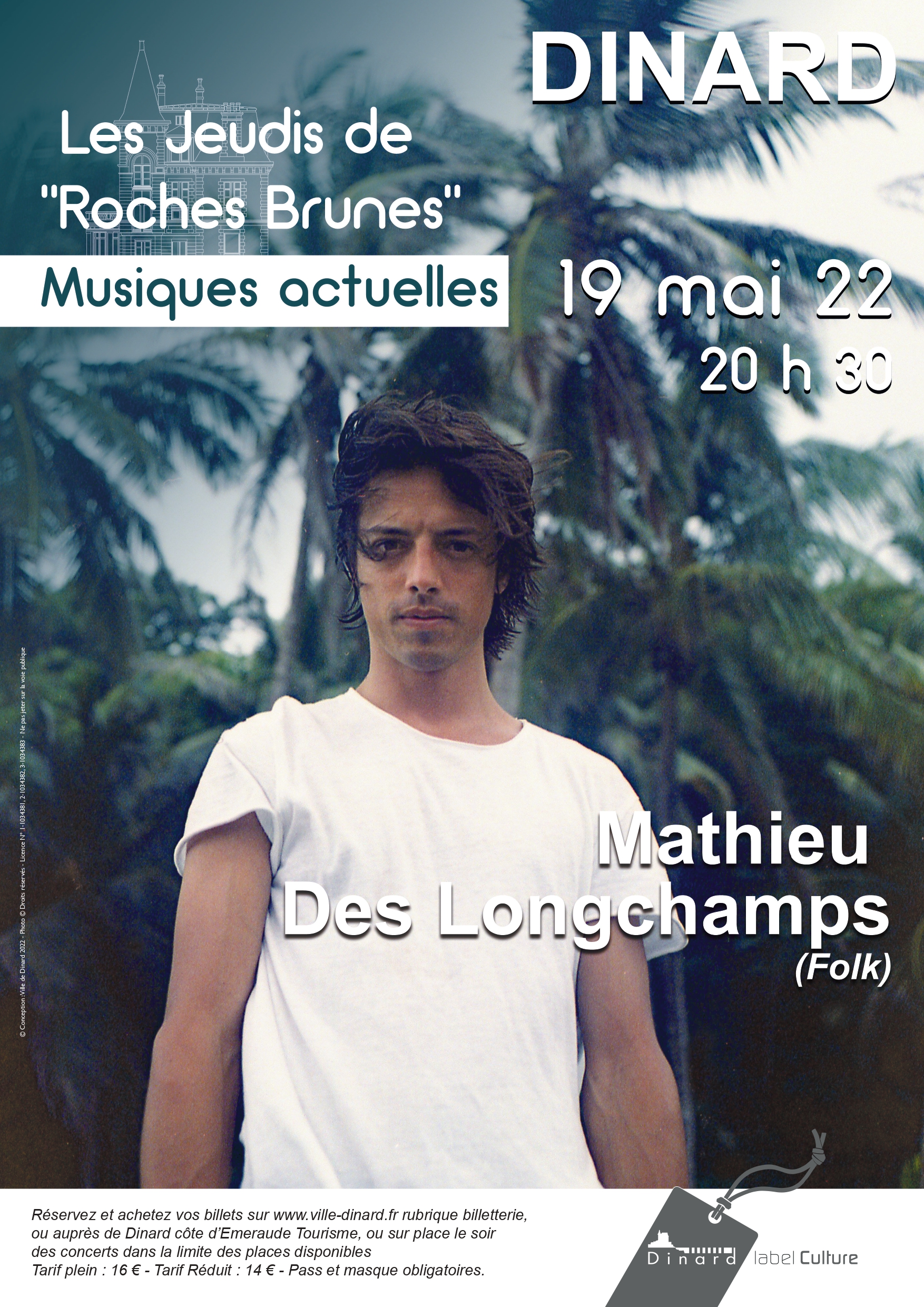 Jeudis de Roches Brunes "Musique actuelle" - Mathieu des Longchamps
