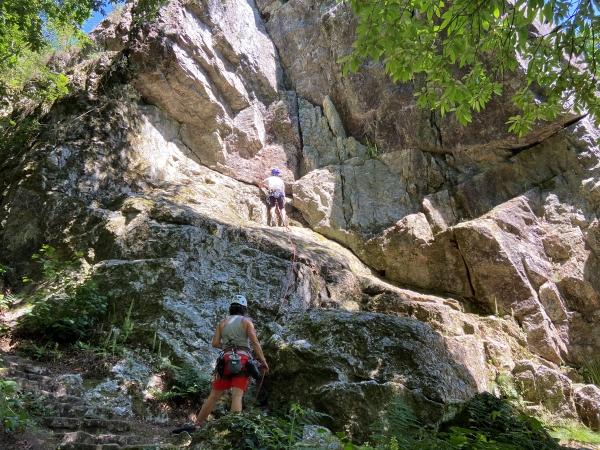Le Saut-Roland, a recognized climbing spot