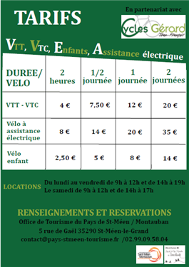 Location de vélos—©Tous droits réservés Location de vélos