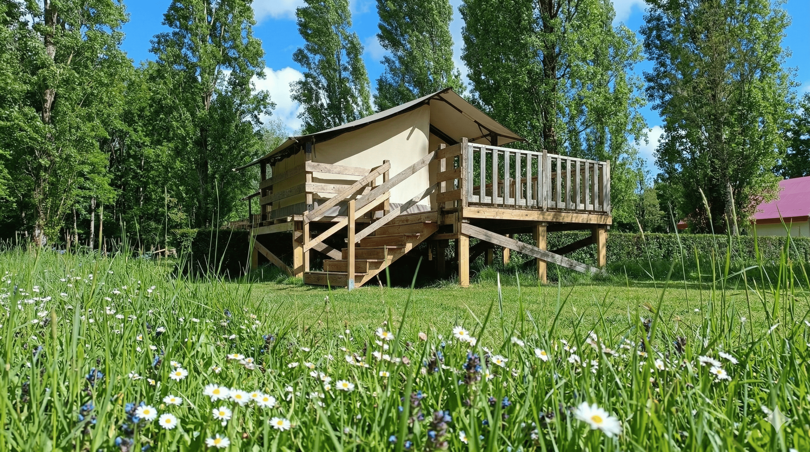 Lodge 2 place - Camping du pont d'Oust Peillac - -