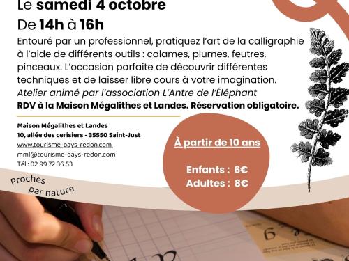 MML_Atelier calligraphie - Affiche