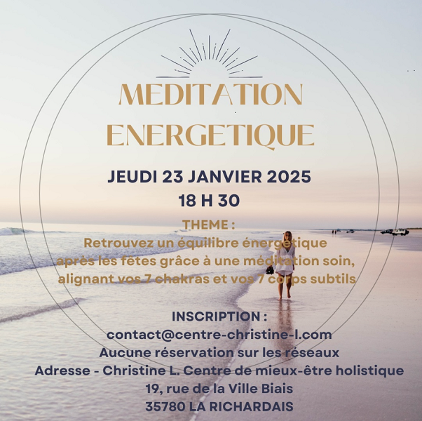 Méditation énergétique - Christine L.