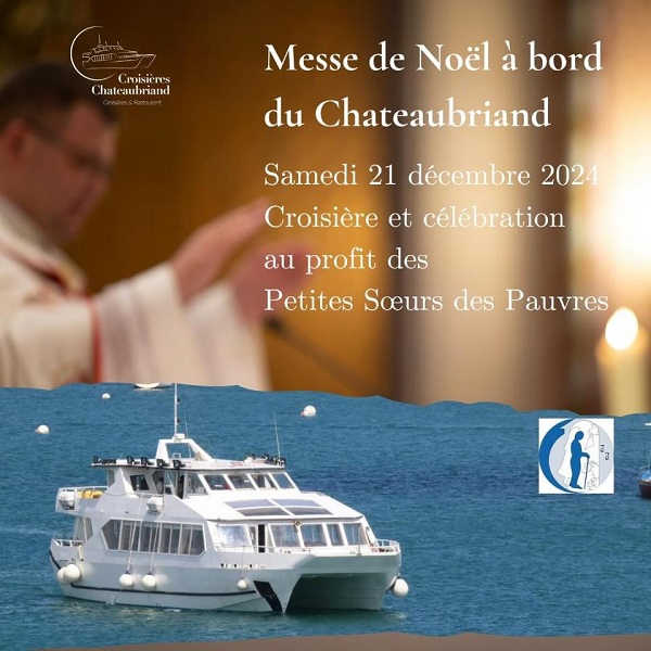 Messe de Noël à bord du Chateaubriand