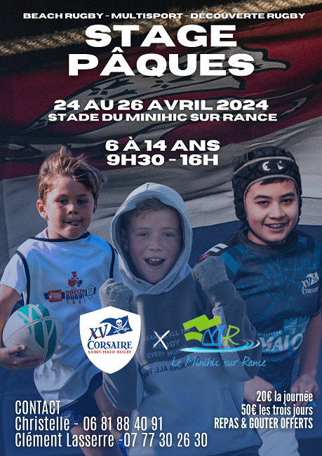 Stage Beach rugby – Multisport – Découverte Rugby