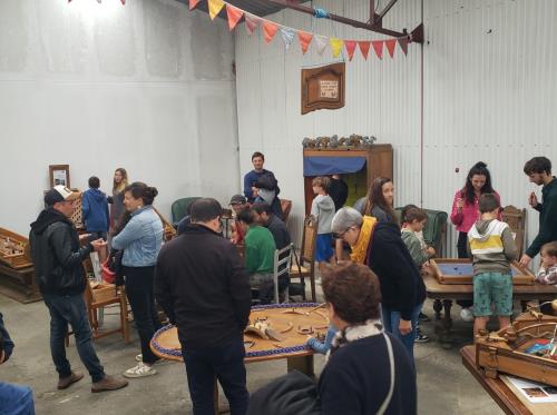 Salle avec jeux d'adresse