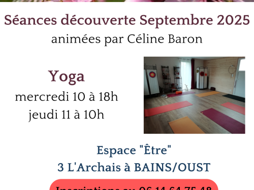 Découverte yoga