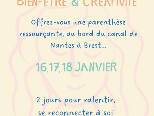 retraite bien-être et créativité—sur la rive de Pont Miny retraite bien-être et créativité