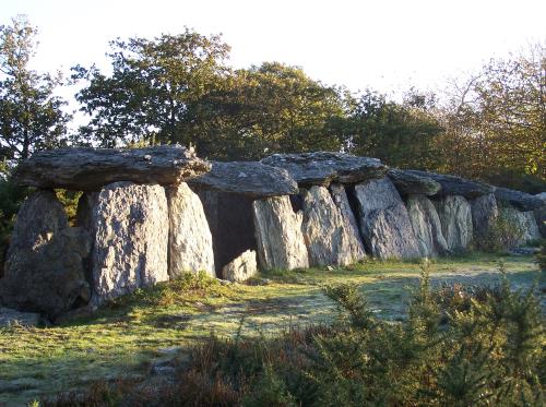 Visite du dolmen de Tréal