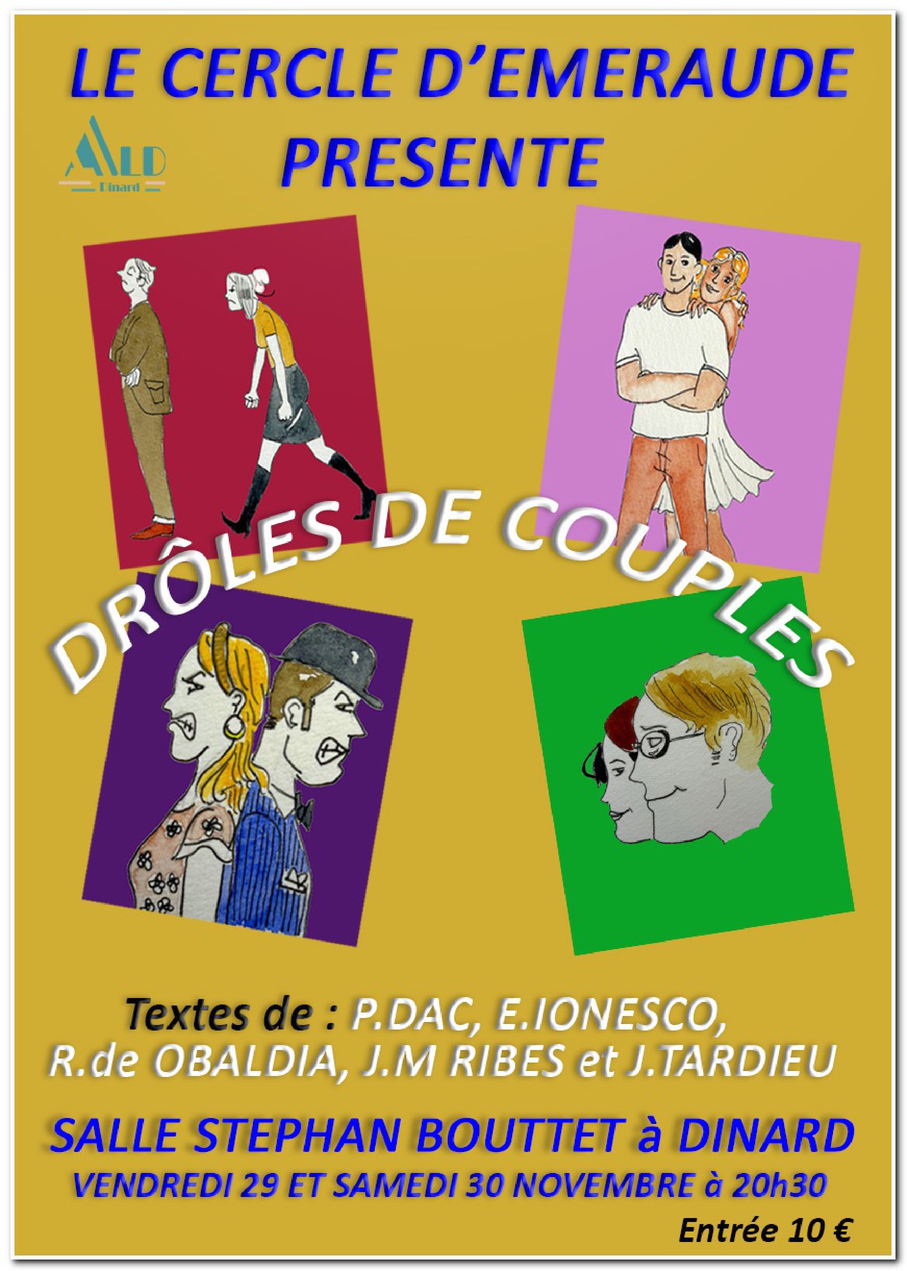 Théâtre - Drôles de couples