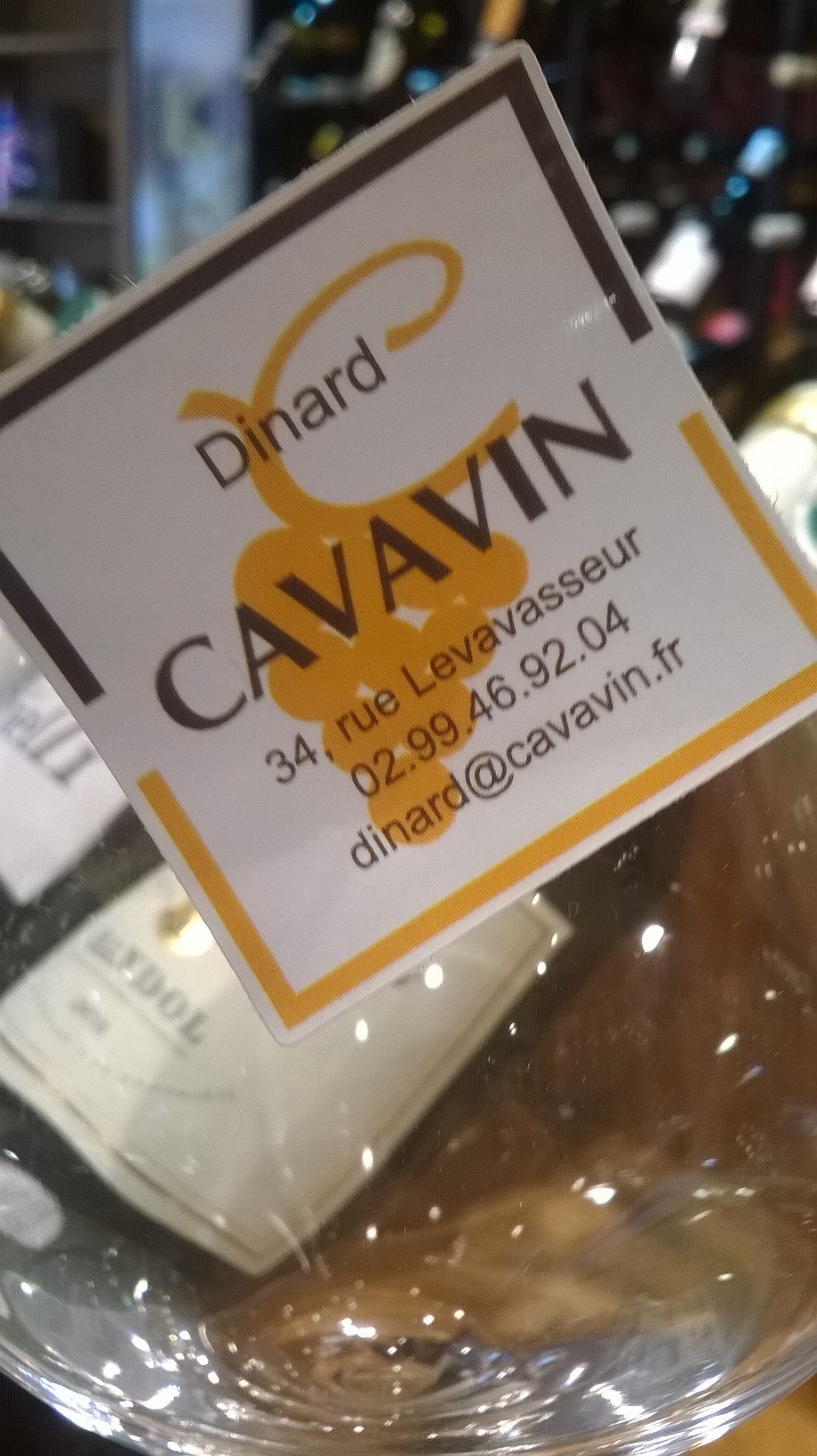 Cavavin Dinard - Carte de visite