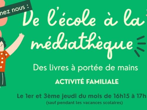 de l'école à la médiathèque