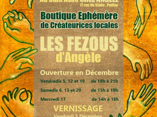 Affiche les fezous d'Angèle—Margot Blic Affiche les fezous d'Angèle