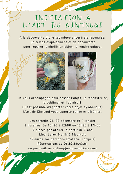 Initiation à l’art du Kintsugi