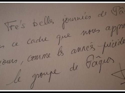 Message Livre d'Or