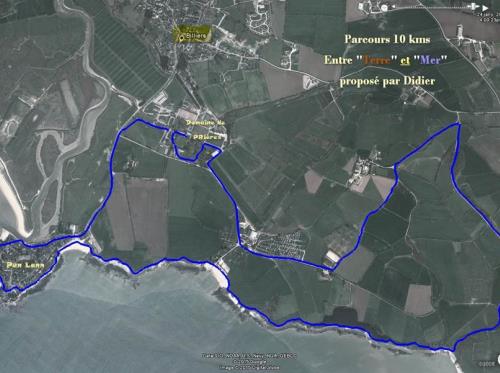 Une marche ou Un Run de 10 kms à partir du château