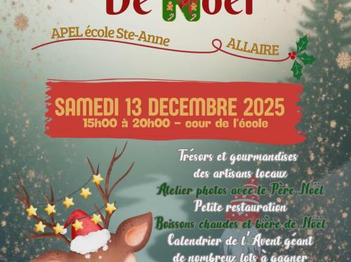 Affiche Marché de Noël