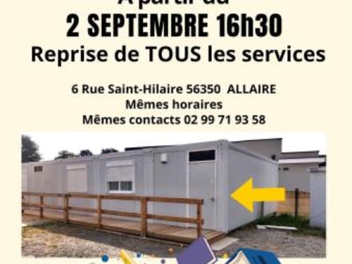 réouverture allaire