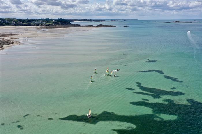 windschool plan d'eau  vue drone 1 - © Wishbone club